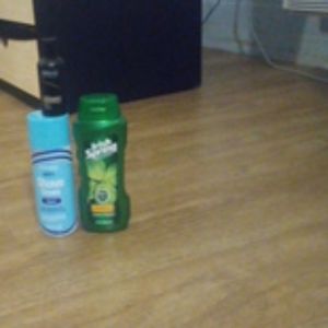 Shampoo body wash and shaving cream